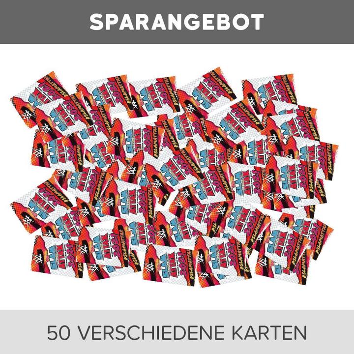 Topps WWE Slam Attax 2021 - Trading Cards - 50 verschiedene, zufällige Karten