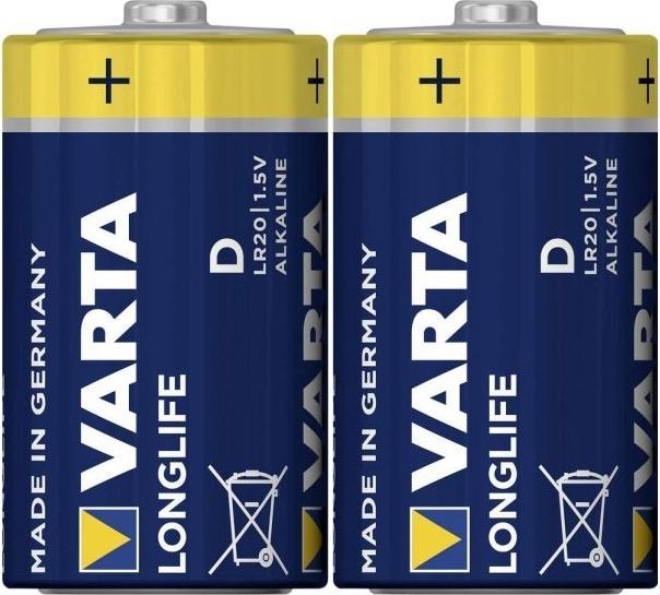 Productafbeelding Varta Longlife (2 Pcs., D, 16000 mAh)