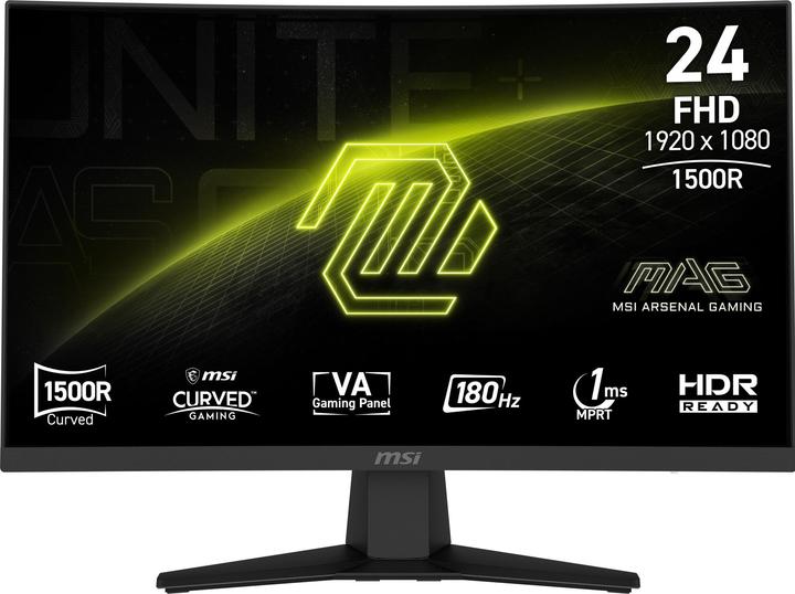 Produktbild MSI MAG 244CDE 24IN FHD CURVED (1920 x 1080 Pixel, 23.60")