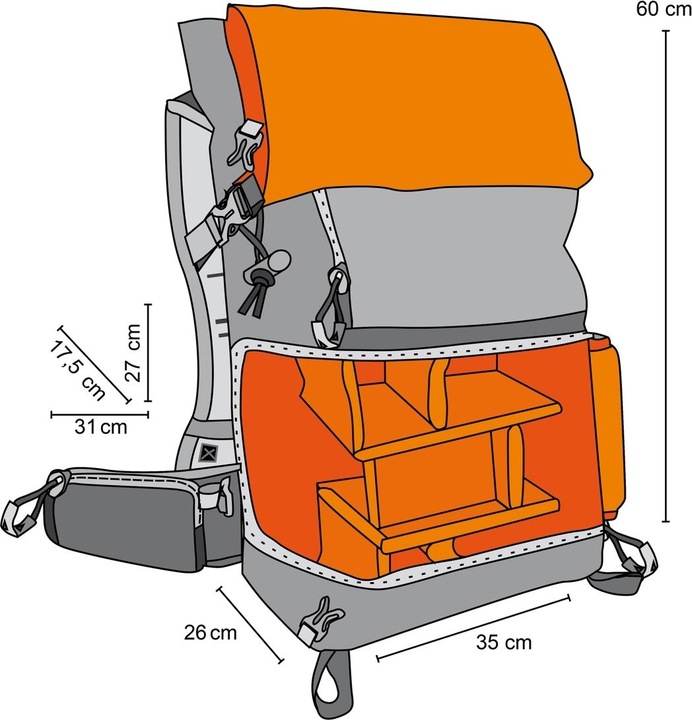 Actual product image mantona Elements PRO 50 (Photo backpack, 53 l)