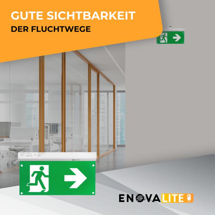 Produktbild Enovalite LED-Fluchtwegleuchte 4in1, 8 h Notlicht