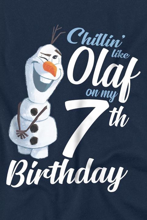 Produktbild Disney Frozen Chillin Like Olaf TShirt 7. Geburtstag (104)