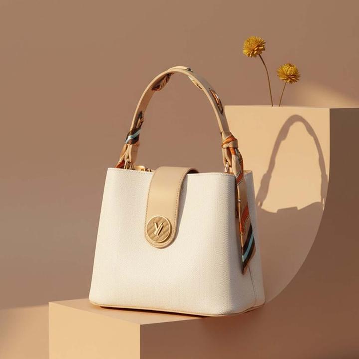 Image du produit Gallantry Damenhandtasche Chevron mit Tuch