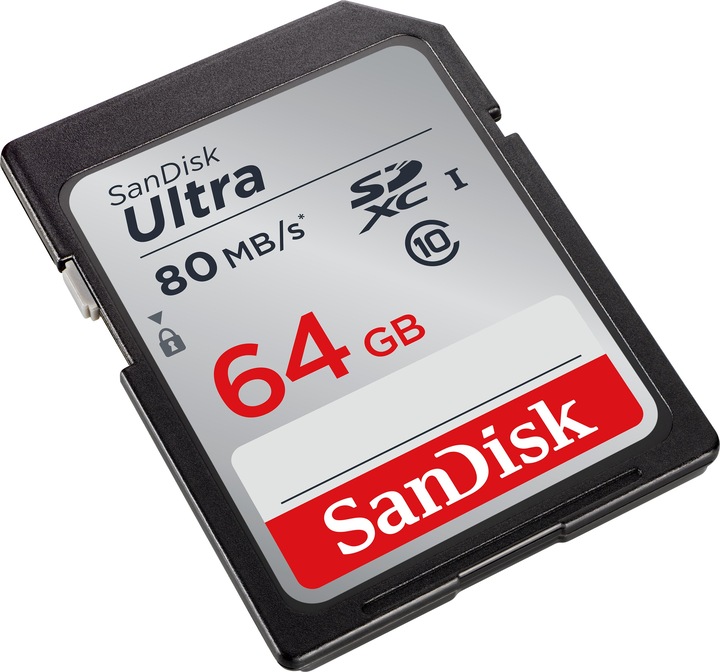 Produktbild SanDisk Ultra U1 (64 GB, SDXC, U1, UHS-I)