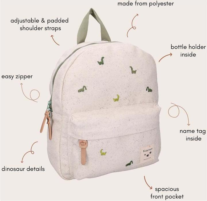 Produktbild Kidzroom Rucksack Nostalgie - Dinosaurier