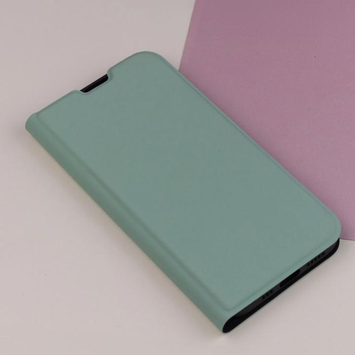 Actual product image OEM Smart Soft case for iPhone 16 Plus 6,7" light green (Apple iPhone 16 Plus)