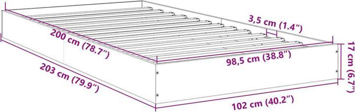Actual product image vidaXL Kees (100 x 200 cm)