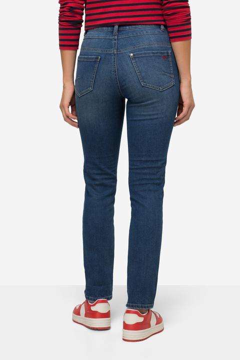 Image du produit Laurasøn Slim-Jeans, 5-Pocket, Stretch-Komfort, Saum-Umschlag (40)