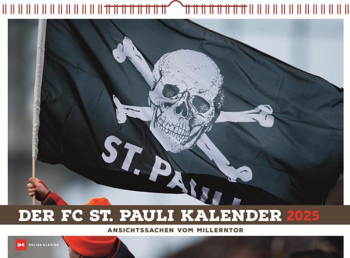 Produktbild Der FC St. Pauli Kalender 2025 (Harter Einband, Deutsch)