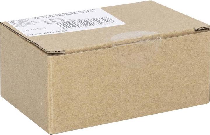 Image du produit Digitus M6 Installationsschrauben-Set, 100 Stück 100x silberne Schrauben, Muttern u. Scheiben