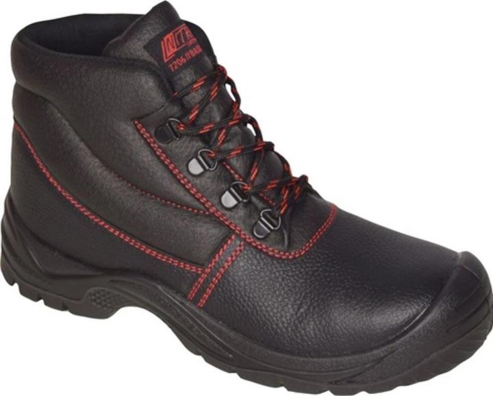 Actual product image Nitras Safety boot BASIC STEP MID size 45 black S3 SRC EN ISO 20345 full leather (S3, 45)