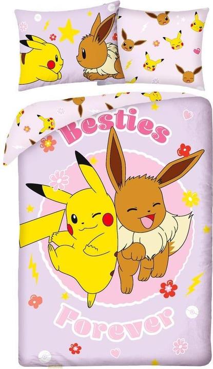 Actual product image Halantex Pokémon parure de lit Ver. 19 140 x 200 cm / 70 x 90 cm (140 x 200 cm, 70 x 90 cm)