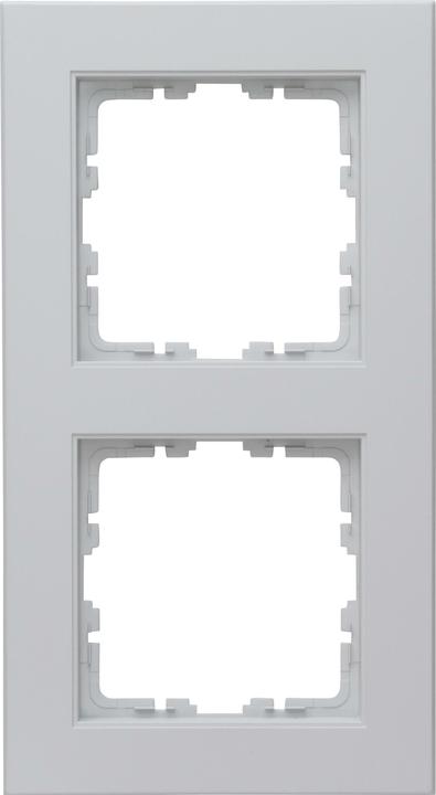 Actual product image Kopp HK07 cover frame 2-fold 402634007 Colour:grey matt
