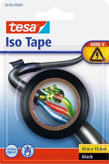 Actual product image tesa Electrical insulating tape, heat-resistant adhesive tape for insulating, repairing & bundling (15 mm)