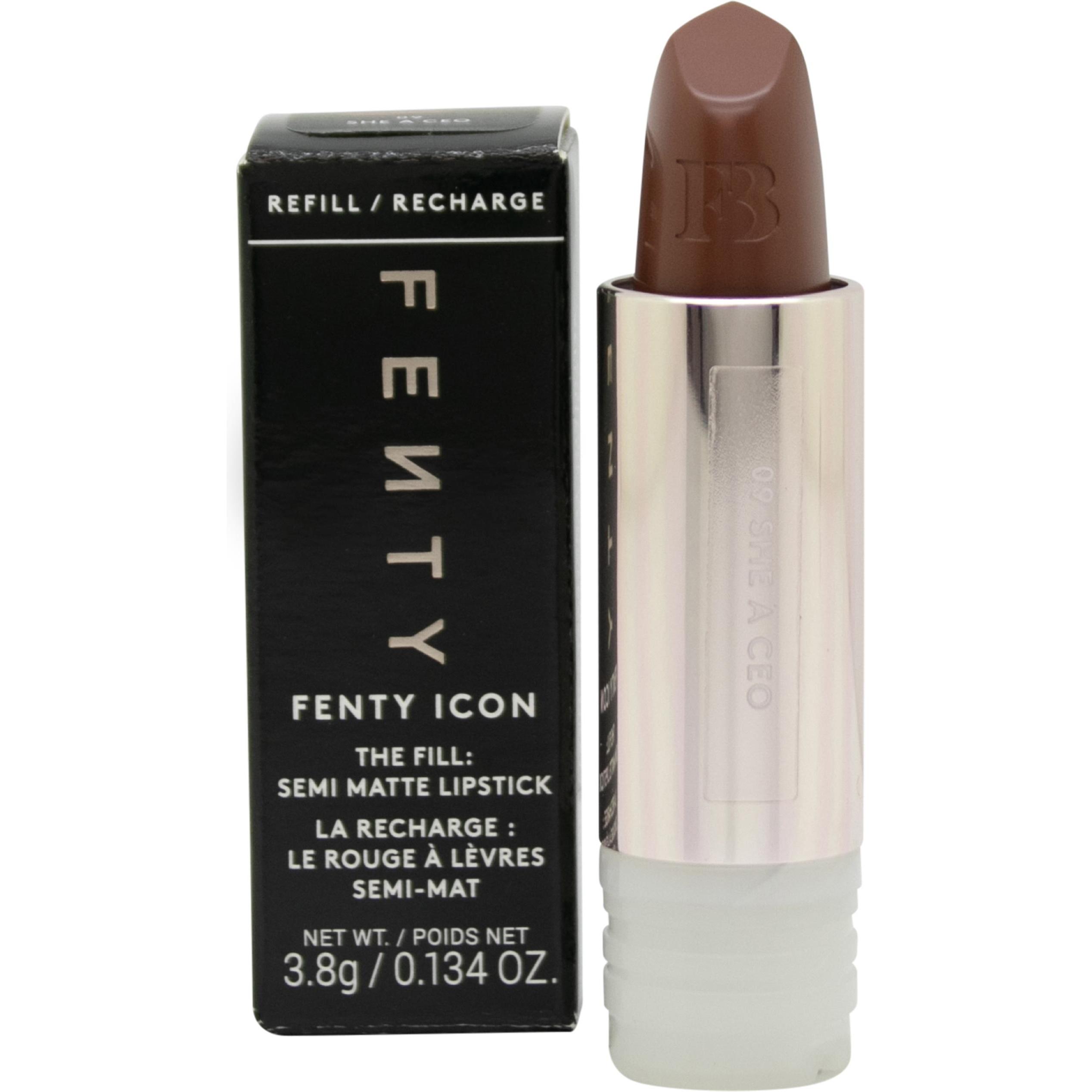 Fenty Beauty, Rossetto + Lucidalabbra, Icon The Fill Semi Matte (13 Rowdy Road)