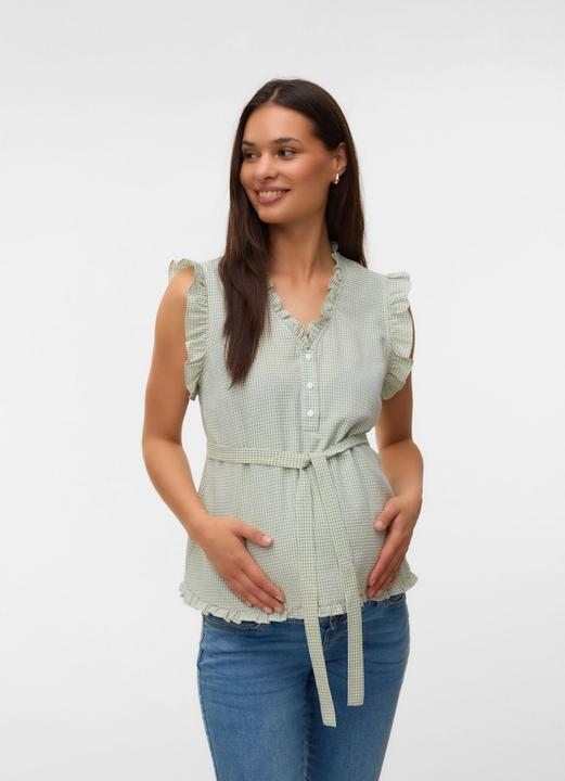 Produktbild Mamalicious Normal geschnitten V-Ausschnitt Top Bluse (M)