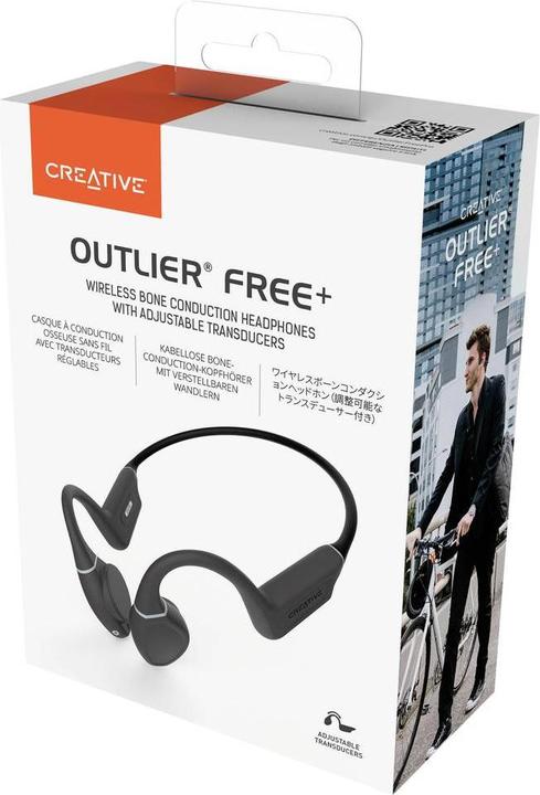 Actual product image Creative Słuchawki kostne Outlier FREE Plus BK (10 h, Wireless)