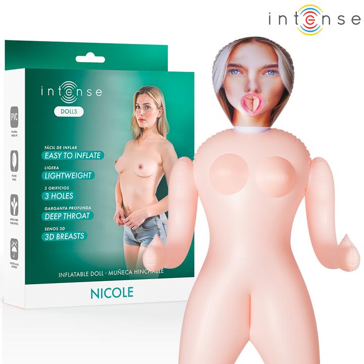 Intense Dolls - Aufblasbare Puppe Nicole Mit Drei ã–Ffnungen