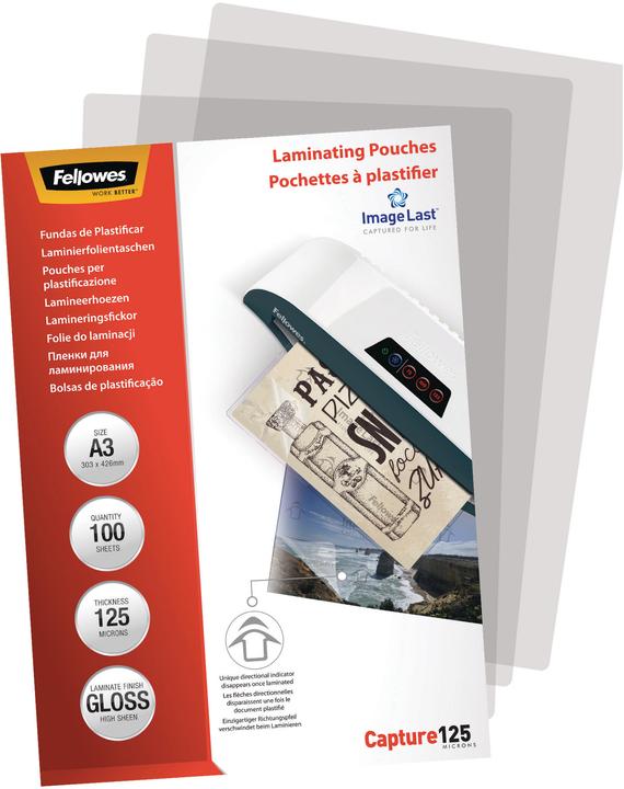 Produktbild Fellowes ImageLast Capture 125 (A3, 100 Stück, 125 µm)
