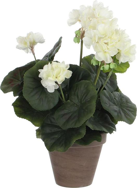 Mica Decorations Plante décorative Géranium PVC (34 cm)