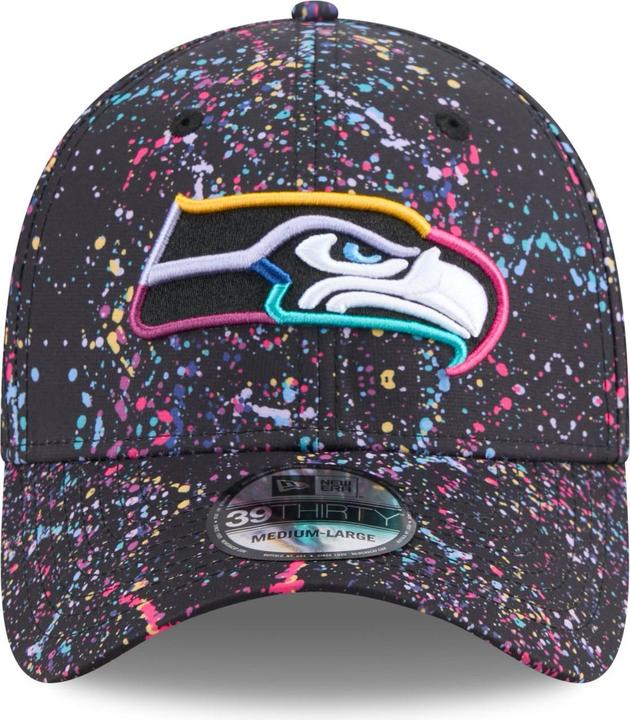 Actual product image New Era 39Thirty Cap - CRUCIAL CATCH Seattle Seahawks - M/L