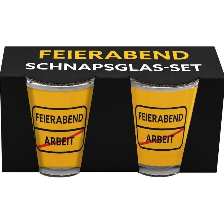 Sheepworld Schnapsglas-Set Motiv Feierabend, Cocktailgläser