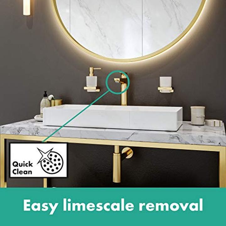 Produktbild hansgrohe HG EH-WT-MI TALIS E 240 ohne Ablaufgarnitur polished gold optic