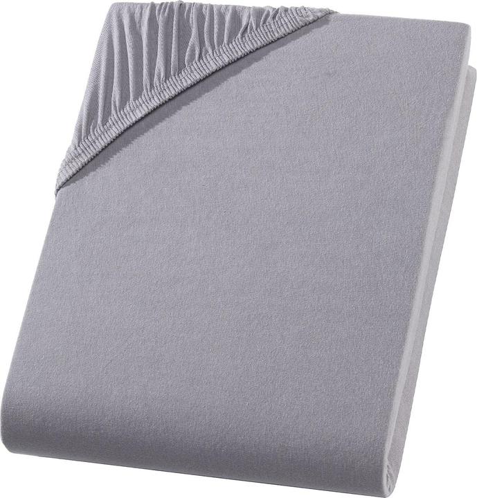 Produktbild Casativo Premium Spannbetttuch für Boxspringbett & Wasserbett - Grau, 140-160x220 cm - 190g/m2 (140-160 x 220 cm)
