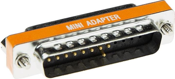 Produktbild ACT D-sub Null Modem Adapter 25 pole Male to 25 pole Female. Gender: 25M-25F Mini nullmodem 25m/f (25 m)