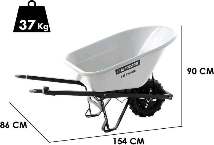 Produktbild Blackstone AkkuSchubkarre24V12Ah