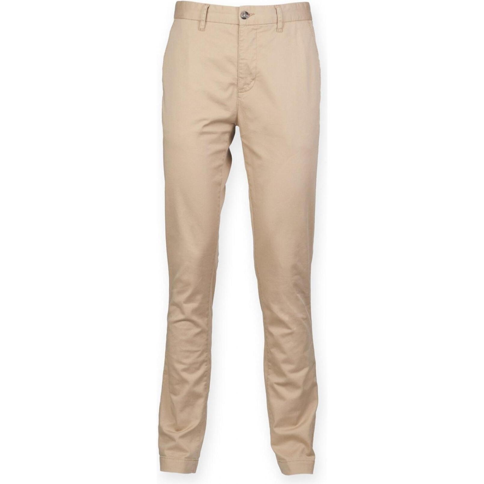 Front Row, Herren, Hosen, Stretchige Chinohose, (XS)