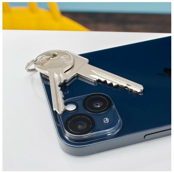 Immagine prodotto Hama Vetro di protezione della fotocamera per Apple iPhone 15/15 Plus, temprato, trasparente (1 pz., Apple iPhone 15, Apple iPhone 15 Plus)
