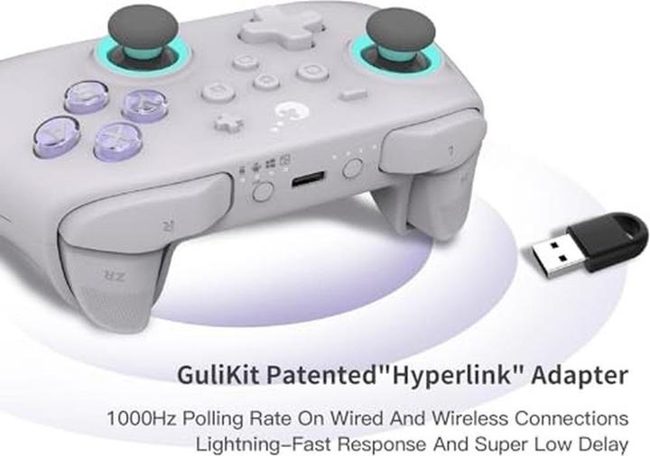 Produktbild Gulikit Kk3 Max Gaming Controller White (Switch)