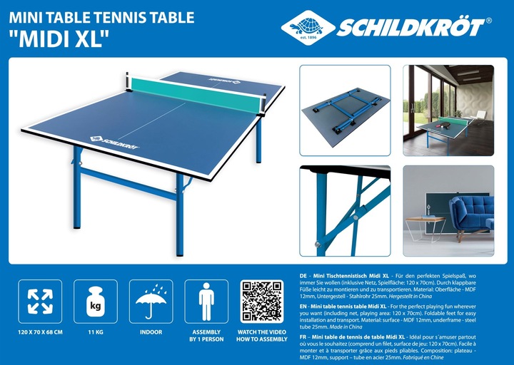 Produktbild Schildkröt Mini-Tisch "Midi XL"