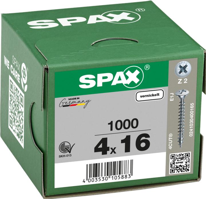 Produktbild Spax Spanplattenschrauben (1000 Schrauben pro Stück)