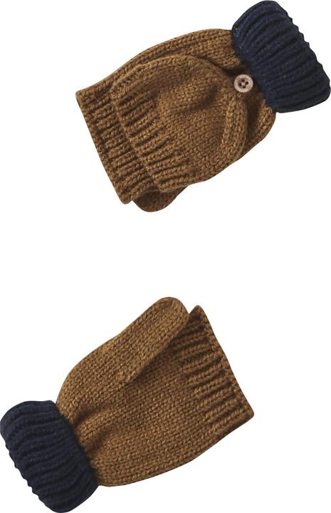 Actual product image Vertbaudet Set aus Mütze, Snood und Fäustlingen für Jungen, Zopfmuster (104, 116)