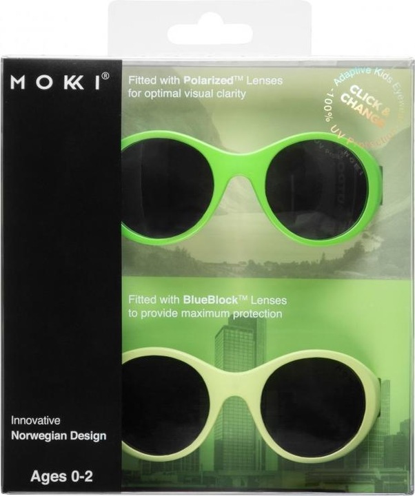 Produktbild Mokki Kinder Sonnenbrille grün 0-2 years click & change