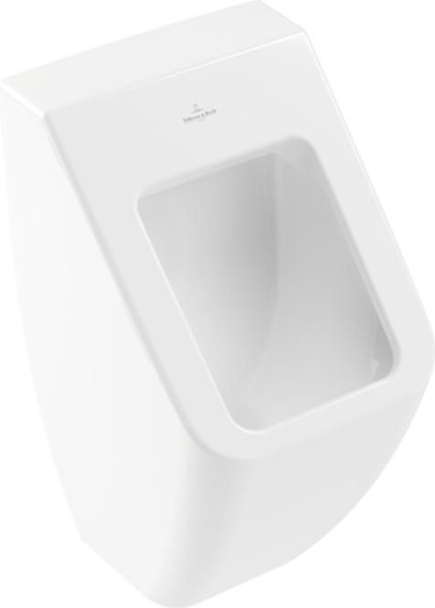 Produktbild Villeroy & Boch Venticello Absaug- Urinal 285x545x315mm, DirectFlush (spülrandlos), wandhängend, o