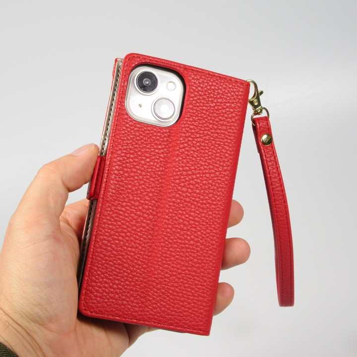 Actual product image PhoneLook Flip wallet cover made from vegan leather with wallet case and magnetic fastener (Apple iPhone 15)
