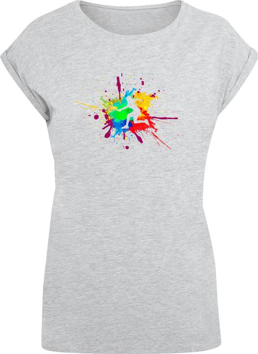 Produktbild Merchcode Ladies Color Splash Player Extended Shoulder Tee - 116313 (L)