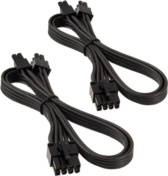 Image du produit Silverstone Câble PCIe 8 broches vers PCIe 6+2 broches 350mm