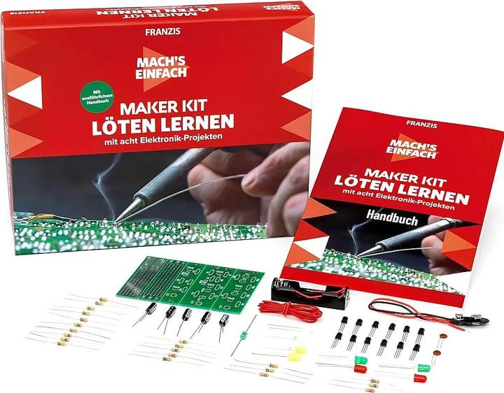 Actual product image Franzis Maker Kit - Make it easy: Learn to solder