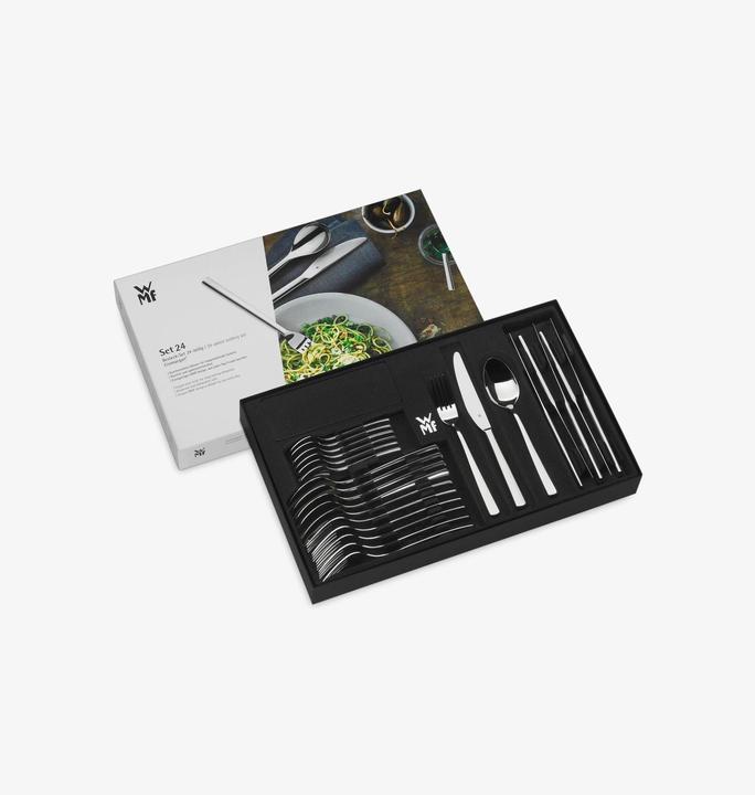 Produktbild WMF Boston Besteck-Set, 24-teilig (24 Stück, Besteck Set)