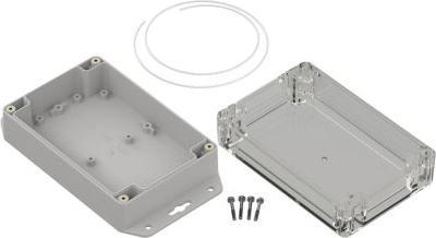 Produktbild RS PRO Universalgehäuse ABS Hellgrau IP65 Breite 150 mm Höhe 60 mm Länge 100 mm