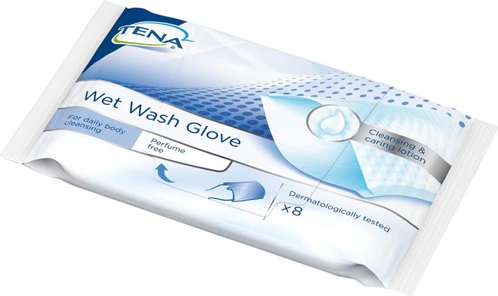 Image du produit Tena Wet Wash Gloves (8 x, Normal)