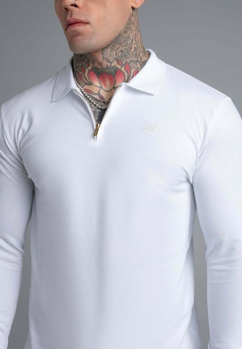 Produktbild Siksilk Langarmpolo Longlseeved Zip (L)