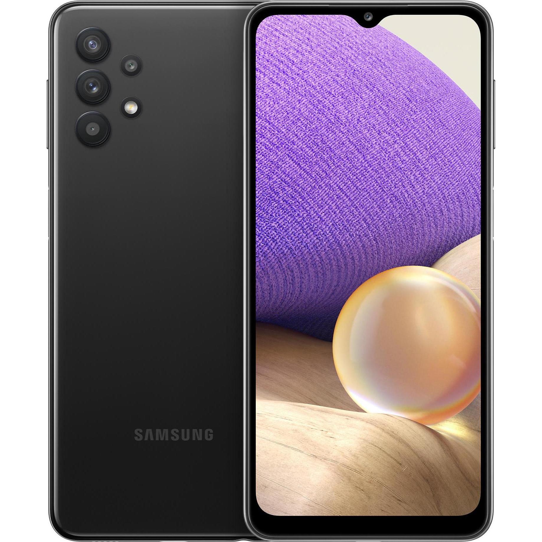 Samsung Galaxy A32 5G EU (64 GB, Awesome Black, 6.70", Dual SIM, 5G), Smartphone, Schwarz