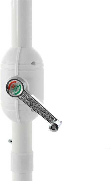 Actual product image VCM Sonnenschirm eckig 2x3m Grün mit Kurbel Marktschirm Rechteckschirm Sonnenschutz (2 m)