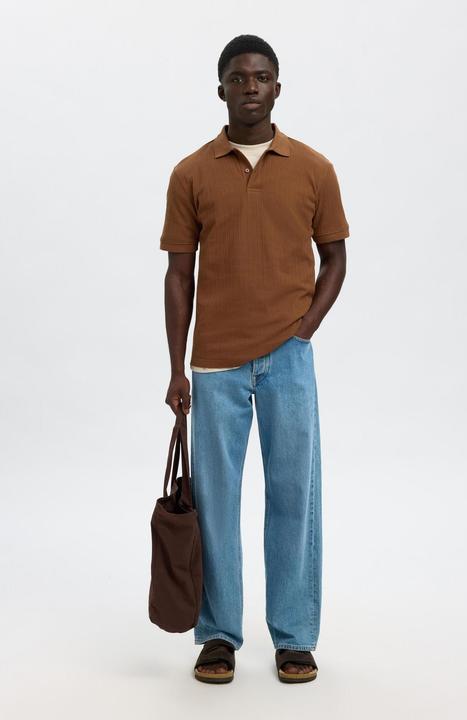 Actual product image Selected Kurzärmeliges Poloshirt (XL)