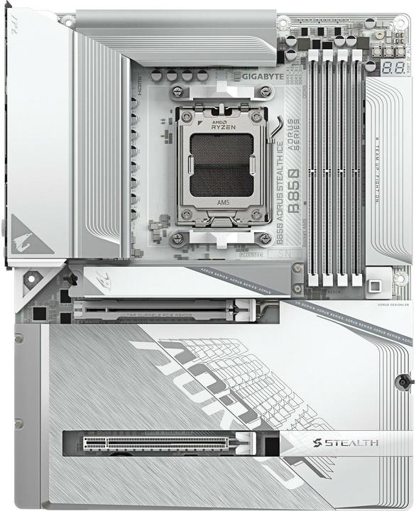 Productafbeelding Gigabyte B850 AORUS Stealth ICE (AM5, AMD B850, ATX)